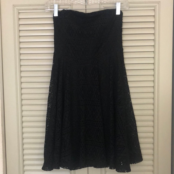 Black strapless dress - Picture 2 of 5